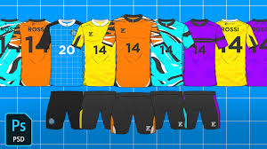 Sports backdrops, photoshop actions, uniform design templates 2d Football Soccer Jersey Template Mock Up Free Template Fc