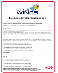 Business development manager duties and responsibilities. Ngo Recruitment Business Development Ngo Recruitment