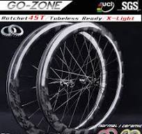 X-light 700c ruedas de carbono de grava de carretera freno de disco  Normal/cerámica R330D 45T trinquete sin cámara listo juego de ruedas de  bicicleta ...
