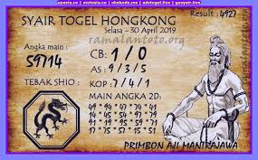 Kode Syair Hk Full Selasa 30 April 2019 Okekode