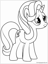 My Little Pony Coloring Online Beautiful Starlight Glimmer From My Little Pony Coloring Page Free Paginas Para Colorear Libro De Colores Arte De Bricolaje