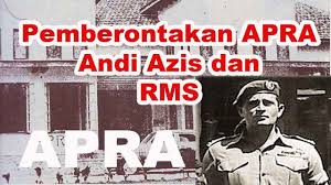 13 lahirnya demokrasi terpimpin di indonesia sistem demokrasi liberal yang digunakan pemerintah dianggap tidak sesuai untuk rakyat indonesia. Pemberontakan Apra Andi Azis Dan Rms Sejarah Negara Com
