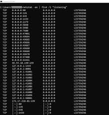 Netstat (network statistics) is a command line tool for monitoring network connections both incoming and outgoing as well as viewing routing tables, interface statistics etc. Make Ports 80 And 443 Listened In Iis Server