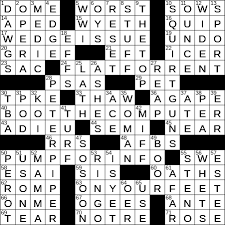 The largest database of crossword clue solutions updated daily! La Times Crossword 26 Apr 21 Monday Laxcrossword Com