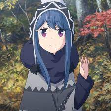 Shima Rin Yuru Camp Seni Anime Gadis Animasi Animasi
