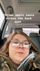 Baby Spill Apple Sauce in New Car