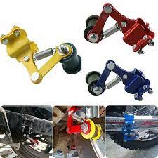 Universal Aluminum Motorcycle Chain Tensioner Adjuster Roller Tools Modified Acc Gallocabe Sepeda Warna