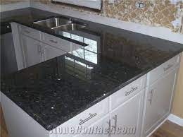 We'll going to look through its pros, cons, types of black granite and finally will give you some pairing photos between black. Black Pearl Granite Kitchen Countertops India Black Granite Kitchen Countertops From China Stonecontact Com