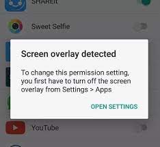 Suppose you are installing a new app on your android device and screen overlay detected popup is not allowing you to open that app then first close that app and follow below settings to turn. How To Fix Screen Overlay Detected Error On Android Make Tech Easier