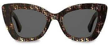 Fendi 52mm Logo Print Cateye Sunglasses Shopstyle
