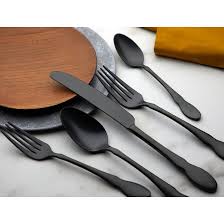 Choosing a flatware or silverware set can be tricky. Gourmet Settings Birch 20 Piece 18 10 Stainless Steel Flatware Set Service For 4 Reviews Wayfair