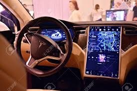 It feels intuitive simply because its look is familiar from. Warsaw Poland 18 February 2018 Interior Of Tesla Model X 90d Stock Photo Picture And Royalty Free Image Image 104683981
