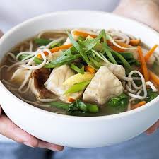 Japanese Soba Noodle Soup With Fish Healthy Recipe Ww Australia Recipe Fish Recipes Healthy Fish Recipes Healthy Tilapia Fish Recipes