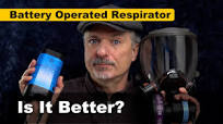 A battery operated respirator? Is it better? Testing the 3M Powerflow  powered respirator.