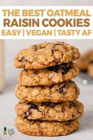 The Best Vegan Oatmeal Raisin Cookies Sweet Simple Vegan Recipe In 2020 Vegan Cookies Recipes Vegan Oatmeal Raisin Cookies Best Oatmeal Raisin Cookies