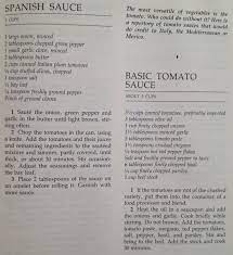 Sauce 2 Kinds Spanish Basic Tomato New York Times Cookbook Craig Claiborne Green Garlic Sauce Garlic Butter