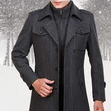 Buy Winter Trench Coat For Men Fashion Mens Jackets Version Of Woolen Men S Jacket Double Collar Warm Woolen Coat At Affordable Prices Free Shipping Real Reviews With Photos Joom