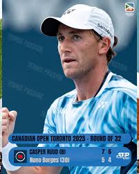 RUUD TRẢ MÓN NỢ ROLAND GARROS🤩 💥Hạt giống số 8 vượt qua Nuno Borges để  giành vé vào vòng 4 Toronto Masters, đồng thời trả lại món nợ thất bại tại  Roland