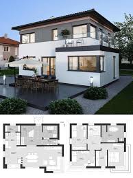 City Villa Modern In Country House Design With Hipped Roof Architecture 4 Room Basic Architectu In 2020 Country House Design Prefabricated Houses Architecture