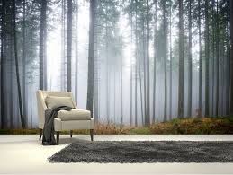 custom natuurlijke behang ochtend bos mist 3d landschap muurschildering voor woonkamer slaapkam slaapkamer muur slaapkamer muurschilderingen slaapkamerideeen