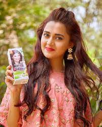 feels so good to have tried something new by coloring my hair a rich burgundy with garniercolornatur beautiful girl face most beautiful bollywood actress hair