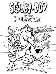 Scooby Doo Va A Hollywood Disegno Da Colorare Gratis Disegni Da