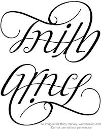Faith Grace Ambigram V 3 Faith Tattoo Designs Faith Tattoo Word Tattoos