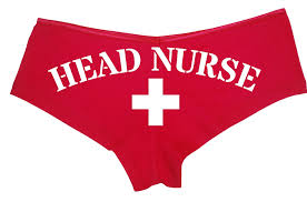 HEAD NURSE RED Boyshort Panties Funny Oral Sex Joke Sexy Nurse - Etsy Hong  Kong