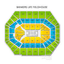 Efficient Bankers Life Seat Map Bankers Life Field House