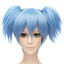 Can you name the blue characters by spineywolf online. Nunubee Cosplay Costume Anime Wig Assassination Class Light Blue Cartoon Characters Amazon De Toys Games