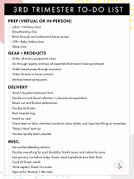 Baby Prep 3rd Trimester To Do List Everyday Pursuits In 2020 Baby Prep To Do List 3rd Trimester