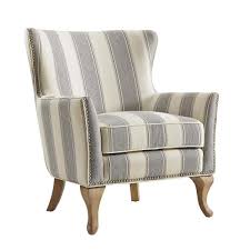 Dorel Living Dotty Gray Upholstered Accent Chair Fh7903 Gr The Home Depot Upholstered Accent Chairs Dorel Living Wingback Armchair