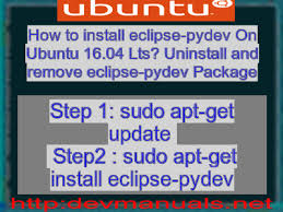 You'll see the eclipse installed, click on it to start the eclipse. How To Install Eclipse Pydev On Ubuntu 16 04 Lts Uninstall And Remove Eclipse Pydev Package