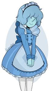 Blue Pearl Is A Pleasant Little Maid Steven Universe Pearl Steven Universe Steven Universe Fanart Steven Universe Comic