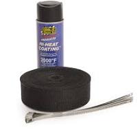 Exhaust Wrap Kit 1-Roll Kit, Black Wrap