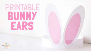 Aug 24, 2020 · repeat with the other corner. Diy Bunny Ears Printable Rabbit Ears Youtube