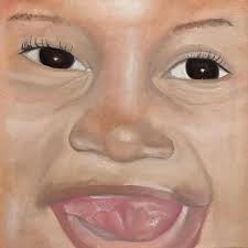 a little selfie moment portrait Portrait of Loren, oil