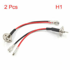 The other plug and wires are not used. 2 Pcs H1 2 Wire Car Headlight Wiring Harness Cable Socket Connector Adapter Ebay