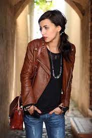 Leather Colored Jackets Brown Brown Leather Jacket Outfit Leather Jacket Outfits Brown Leather Jacket