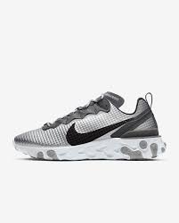 The nike react element 55 shoe borrows design lines from heritage runners like the nike internationalist and then places it all on nike react technology. Nike React Element 55 Premium Men S Shoe Nike Hr