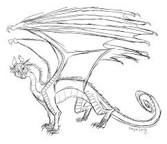 Rainwing Wip By Kaylascorner Wings Of Fire Dragons Dragon Coloring Page Wings Of Fire