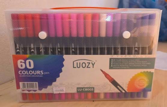 PINCEL 60 COLORES LUOZY LU-CB003