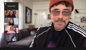 Morning meet up with Benicio del Toro courtesy of @dreamago_ I've loved  this organization since I attended their development lab two years ago.  They give you raw, honest feedback with the one