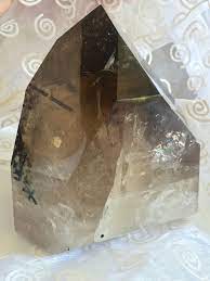 Smoky Quartz Large Tourmalated Smoky Quartz Smoky Quartz With Black Tourmaline Generator Natural Tourmala Smoky Quartz Crystal Quartz Crystal Point Crystals