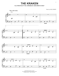 I am currently learning it and hope to incorporate cello into it as well. The Kraken From Pirates Of The Caribbean Piano Sheet Music By Hans Zimmer Easy Piano
