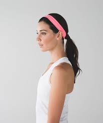 Lululemon Skinny Fly Away Tamer Headband Flash Light Lulu Fanatics