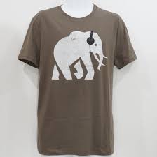 Banana Republic Men S Brown Headphone Elephant Logo Short Sleeve Tee Size L Bananarepublic Graphictee Logo Shorts Banana Republic Men Short Sleeve Tee
