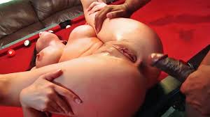 Leena Sky receiving massive black cock in her tight rectum - SexVid.xxx