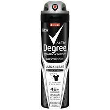 Degree Men Ultra Clear Black White 48 Hour Antiperspirant Deodorant Dry Spray 3 8oz Target