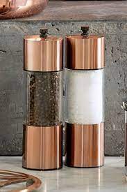 Enjoy free shipping on most stuff, even big stuff. Buy Copper Effect Salt And Pepper Grinder Set From The Next Uk Online Shop Gold Kitchen Accessories Copper Kitchen Accessories Rose Gold Kitchen